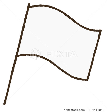 簡單的旗幟插圖 119411840