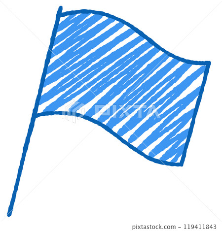 Simple flag illustration 119411843