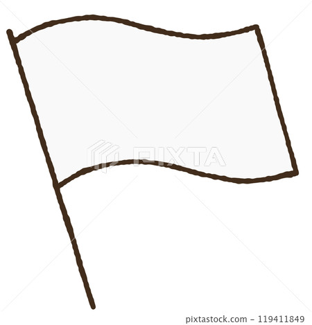 簡單的旗幟插圖 119411849