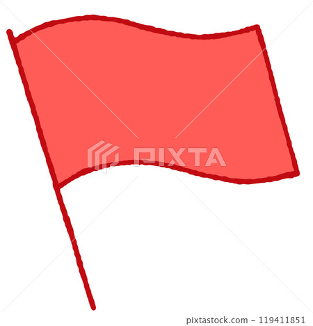 Simple flag illustration 119411851