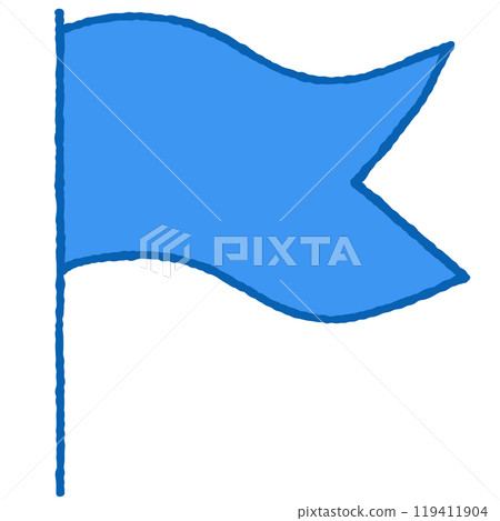 Simple flag illustration 119411904