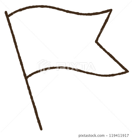 Simple flag illustration 119411917