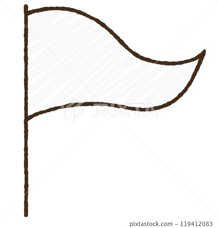 Simple flag illustration Simple flag illustration 119412083