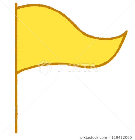 Simple flag illustration Simple flag illustration 119412090