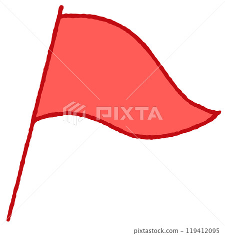 Simple flag illustration 119412095