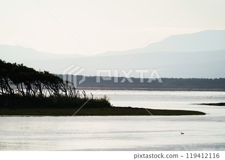 Notsuke Peninsula in autumn, Hokkaido 119412116