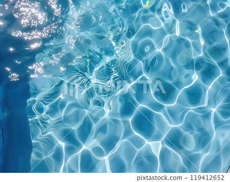 Sparkling water surface background 119412652