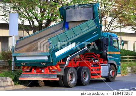 Dump truck image Dump truck image 119413297