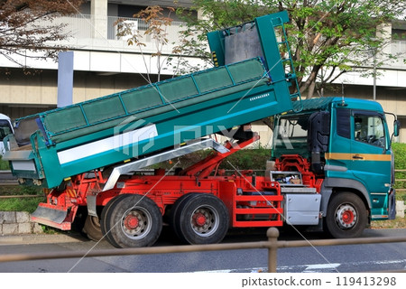 Dump truck image 119413298