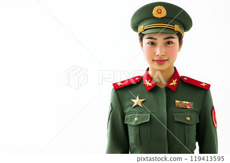Official portraits of female military personnel 119413595