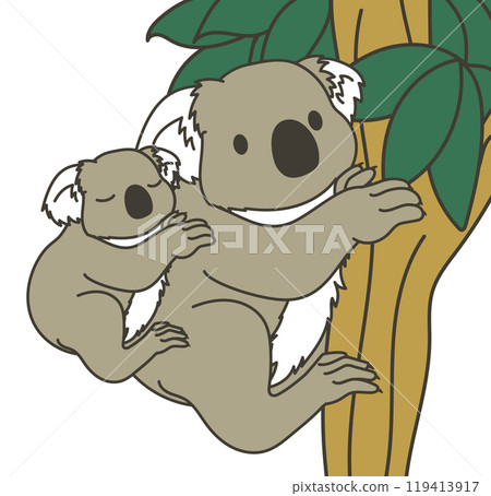 Koala 01 - Stock Illustration [119413917] - PIXTA