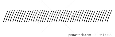 Slash line doodle border, diagonal lines. Divider strip Tilt strip geometric abstract border. Diagonal grid. Geometric dashed tape Slash line doodle border, diagonal lines. Divider strip Tilt strip geometric abstract border. Diagonal grid. Geometric dashed tape 119414490