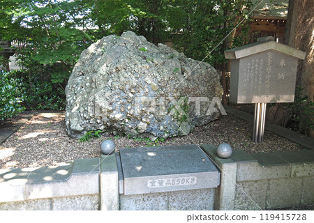大國魂神社的波紋石[東京都府中市] 119415728