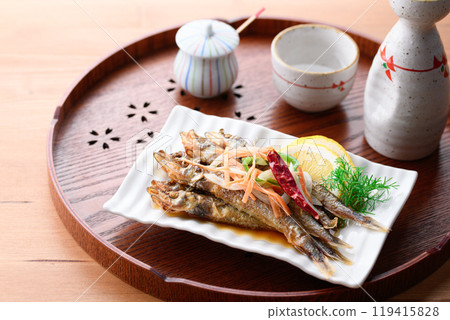 Nanbanzuke of Shishamo roe 119415828