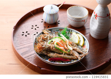 Nanbanzuke of Shishamo roe 119415831