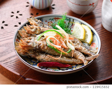 Nanbanzuke of Shishamo roe 119415832