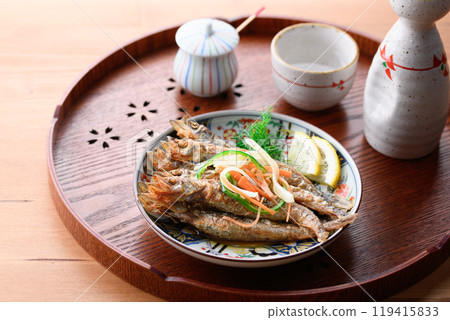 Nanbanzuke of Shishamo roe 119415833