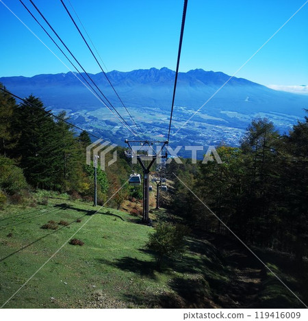 View from the gondola at Mount Nyukasa 119416009