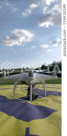 Drone before takeoff 119416399