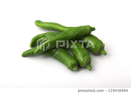 Green chili pepper 119416404
