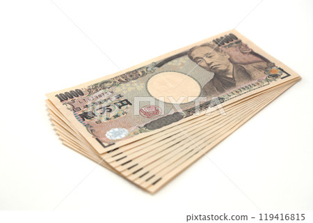 Old 10,000 yen bill 119416815