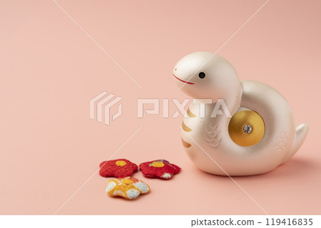 Year of the Snake, Chinese Zodiac, Snake Figurine, Snake Figurine, White Snake Figurine 119416835