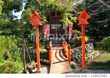 Power spot in Tamamura Town, Gunma Prefecture: Benten at Tamamura Hachiman Shrine Power spot in Tamamura Town, Gunma Prefecture: Benten at Tamamura Hachiman Shrine 119417083