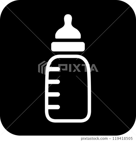 嬰兒奶瓶圖標 119418505