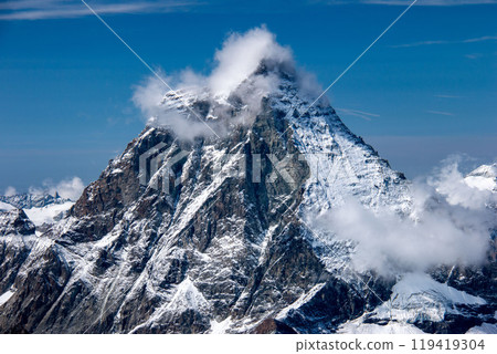 Spectacular view of the Matterhorn from Matterhorn Grescher Paradise, Zermatt, Switzerland 119419304