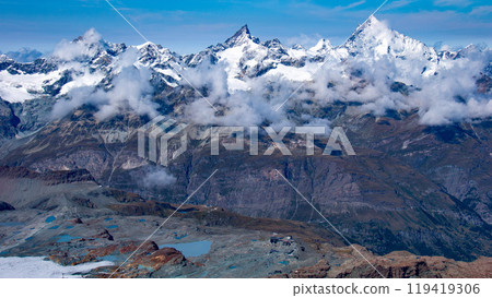 馬特洪峰冰川 - 從瑞士採爾馬特的天堂欣賞瓦萊山脈的壯麗景色 119419306