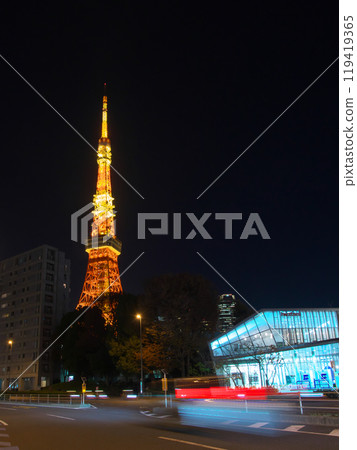 東京鐵塔夜景城市景觀(2023 年 12 月) 東京鐵塔夜景城市景觀(2023 年 12 月) 119419365