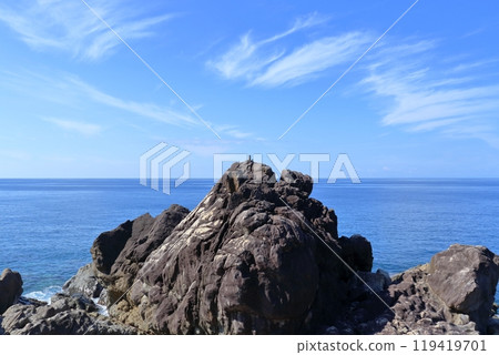 秋天的大山岬海岸風光(高知縣安藝市) 秋天的大山岬海岸風光(高知縣安藝市) 119419701