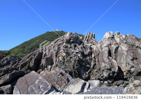 Cape Muroto, Muroto UNESCO Global Geopark, Autumn (Kochi Prefecture, Shikoku) 119419836
