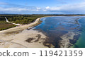 coast seen from the sky 119421359