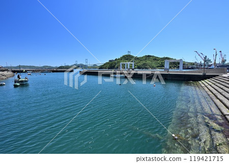 Kurushima Castle of the Murakami Navy, off the coast of Hatohama, Imabari City, Ehime Prefecture 119421715