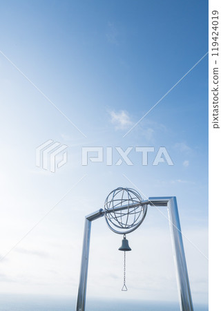 Cape Chikyu Observatory on a clear summer day, Muroran, Hokkaido 119424019
