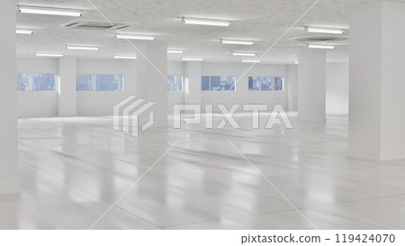 市中心空蕩蕩的辦公大樓 市中心空蕩蕩的辦公大樓 119424070