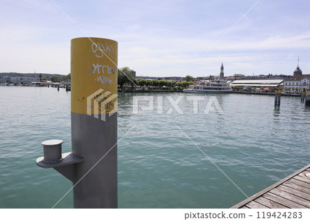Imperia statue in Konstanz, Lake Constance in Germany Imperia statue in Konstanz, Lake Constance in Germany 119424283