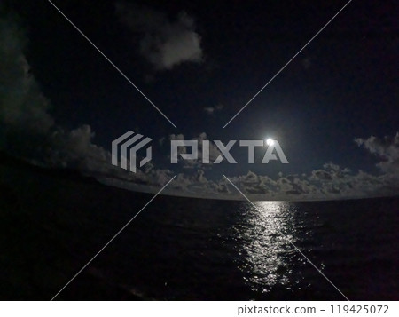 滿月,月光灑在水面上 滿月,月光灑在水面上 119425072
