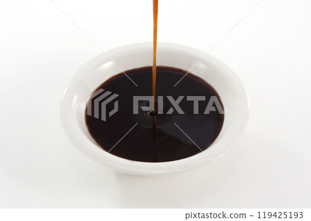 Sauce in a dish 119425193