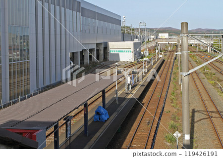 Kikonai Station Kikonai sh01 Hokkaido Shinkansen transfer station Dounan Isaribi Railway 119426191