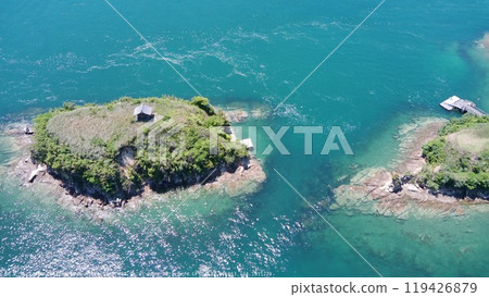 Noshima Castle, floating on the Shimanami Kaido, the castle of the Murakami Navy 119426879