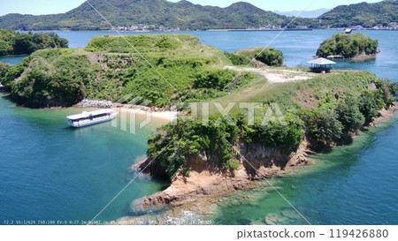 村上海軍駐地島波海道上漂浮的野島城 119426880