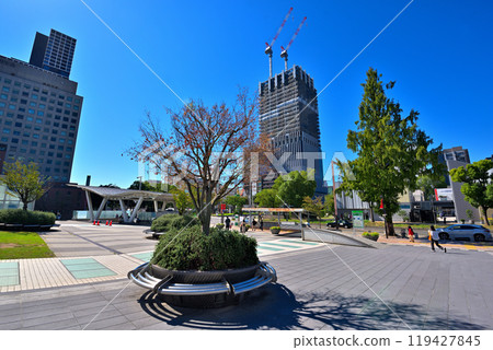 Aichi Prefecture: Nagoya cityscape: Sakae streetscape Aichi Prefecture: Nagoya cityscape: Sakae streetscape 119427845