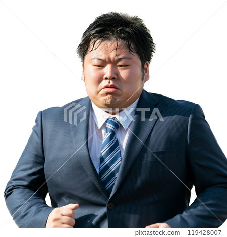 Running businessman 119428007