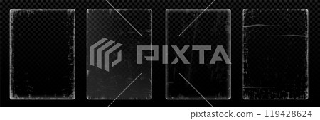 Worn grunge vinyl texture - realistic vector Worn grunge vinyl texture - realistic vector 119428624