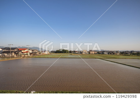 May 16 2024 the field view at the Fukuoka, japan 119429398