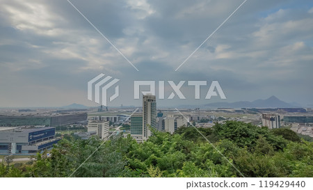 Busy International Hub at Hong Kong Airport Oct 1 2024 Busy International Hub at Hong Kong Airport Oct 1 2024 119429440