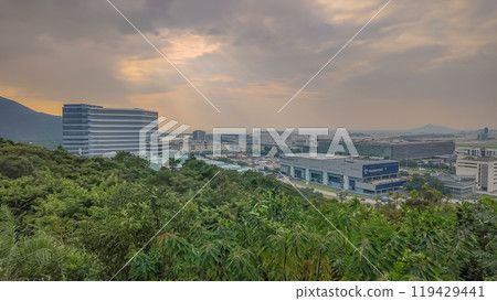 Busy International Hub at Hong Kong Airport Oct 1 2024 119429441