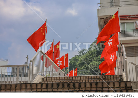 Sept 29 2024 modern bridge at Shek Kip Mei, hk 119429455